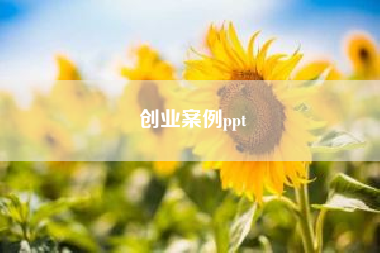 创业案例ppt（有关名人创新的事例要10件越详细越好）